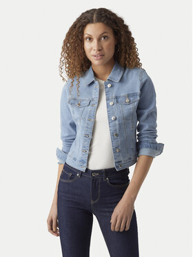 Vero Moda Vero Moda Jeansová bunda Luna 10279492 Světle modrá Slim Fit