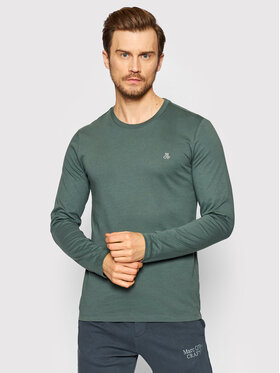 Marc O'Polo Marc O'Polo Manches longues B21 2220 52004 Vert Regular Fit