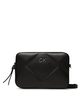 Calvin Klein Calvin Klein Дамска чанта Re-Lock Quilt Camera Bag K60K610767 Черен