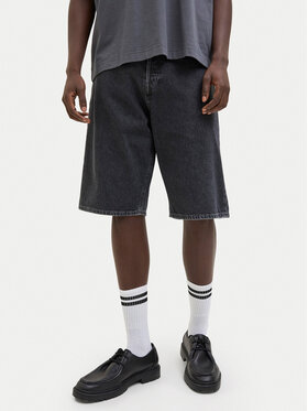 Jack&Jones Jack&Jones Τζιν σορτσάκια Iron 12278463 Μαύρο Baggy Fit