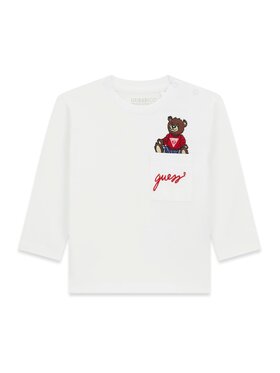 Guess Kids Guess Kids Top 177533 Biały Classic Fit