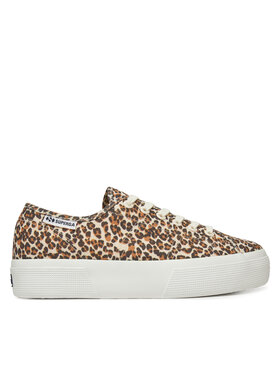 Superga Superga Tossud Platform Leopard Print Pruun
