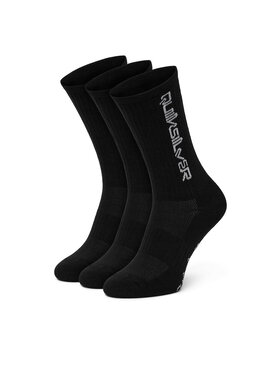 Quiksilver Quiksilver Dlouhé ponožky AS_QUIKSILVER_100W_SS25 (3-PACK) Černá