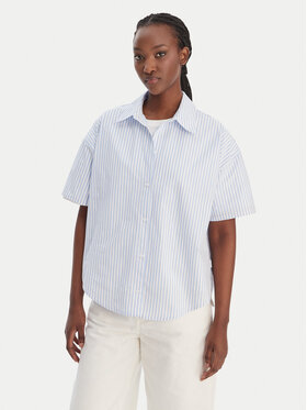 Calvin Klein Calvin Klein Marškiniai LV00QS7652 Žydra Relaxed Fit