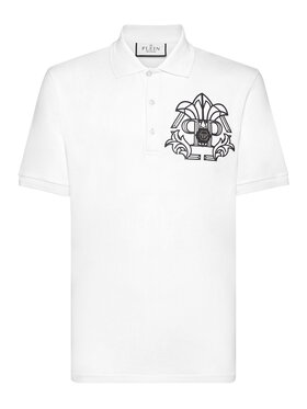 PHILIPP PLEIN PHILIPP PLEIN Polokošile 14767 Bílá Slim Fit