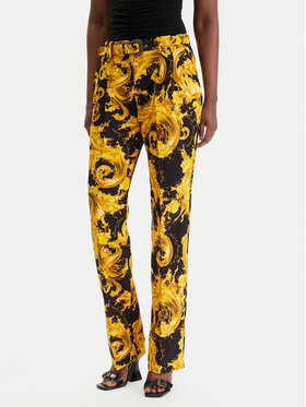 Versace Jeans Couture Versace Jeans Couture Riidest püksid 80HAA111 NS756 Must Regular Fit