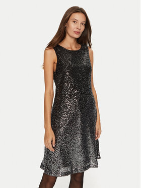 DKNY DKNY Φόρεμα κοκτέιλ DD4HZB44 Μαύρο Slim Fit