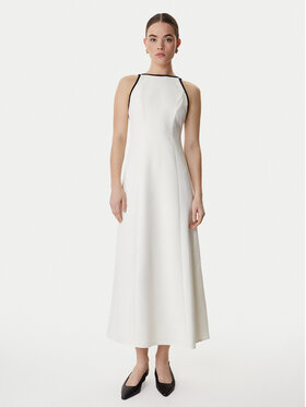 Marella Marella Kokteilinė suknelė Sapore 2613221113 Écru Regular Fit