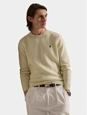 Polo Ralph Lauren Polo Ralph Lauren Sweter 710810846035 Écru Regular Fit