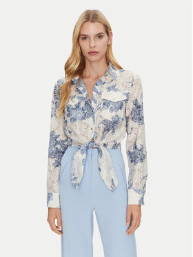 Guess Guess Košulja W5GH03 WH4K2 Bijela Regular Fit