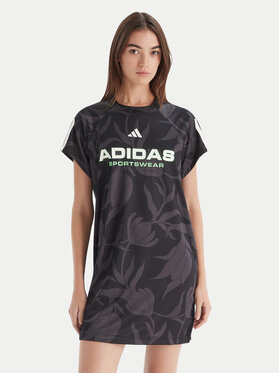 adidas adidas Повсякденна сукня Tiro x Common Goal Graphic JL7638 Чорний Loose Fit