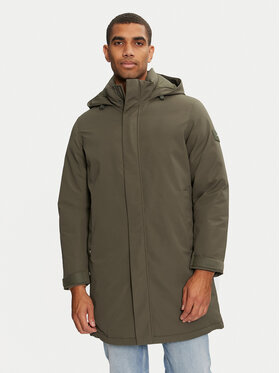 Tommy Hilfiger Tommy Hilfiger Parka MW0MW37369 Πράσινο Regular Fit