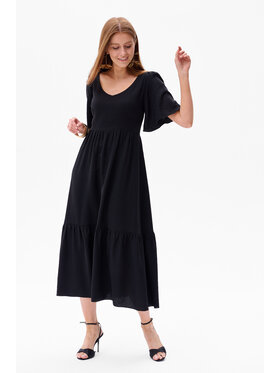 blue shadow blue shadow Sukienka Doris Czarny Regular Fit
