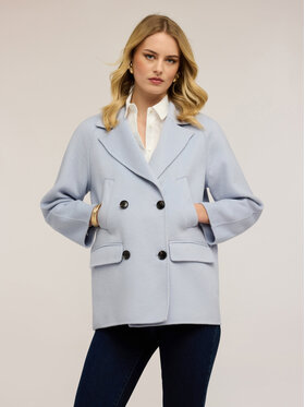 Motivi Motivi Cappotto invernale 0002W000125N004 Turchese Over Fit