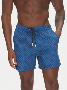 HOM HOM Szorty kąpielowe Hendaye 402935 Niebieski Regular Fit