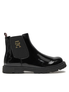 Tommy Hilfiger Tommy Hilfiger Botki Chelsea Boot T1A5-33563-0343 S Czarny