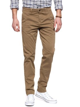 Mustang Mustang Chinosy CIGARETTE CHINO Żółty Slim Fit