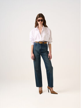 La Mania La Mania Blusa LORA Bianco Classic Fit