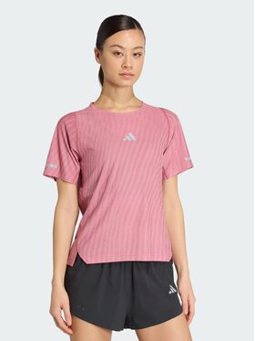 adidas adidas Koszulka techniczna 158818 Różowy Regular Fit