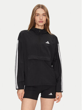 adidas adidas Wiatrówka Essentials 3-Stripes JE1312 Czarny Regular Fit