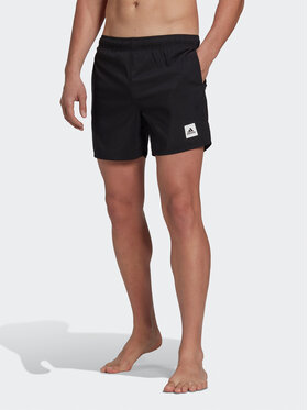 adidas adidas Szorty kąpielowe Short Length Solid Swim Shorts HP1772 Czarny Regular Fit