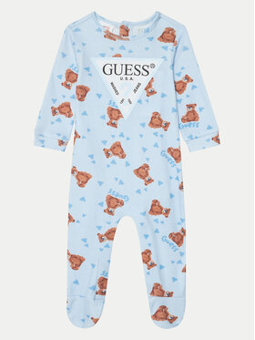 Guess Guess Ромпер P5RG01 KA6W0 Син Regular Fit