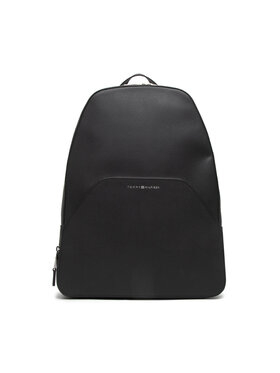 Tommy Hilfiger Tommy Hilfiger Zaino Business Leather Backpack AM0AM08458 Nero