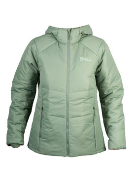 Jack Wolfskin Jack Wolfskin Kurtka przejściowa Bergland INS Hoody W Zielony Regular Fit