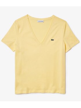 Lacoste Lacoste Bluzka TF8392 00 6XP Żółty Regular Fit