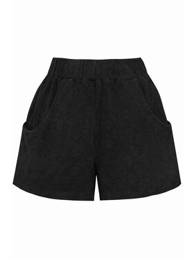 Magda Matyja Magda Matyja Szorty materiałowe Mauritius Bottom Black Czarny Oversize