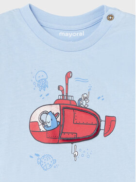 Mayoral T-shirt 1029 Svijetloplava Regular Fit