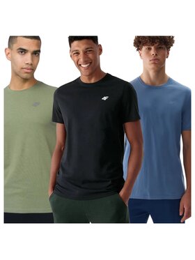 4F 4F Set di t-shirt FWSS25TTSHM3956-94S Multicolore Regular Fit