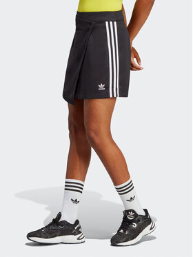 adidas adidas Spódnica trapezowa adicolor Classics 3-Stripes IC5475 Czarny Regular Fit