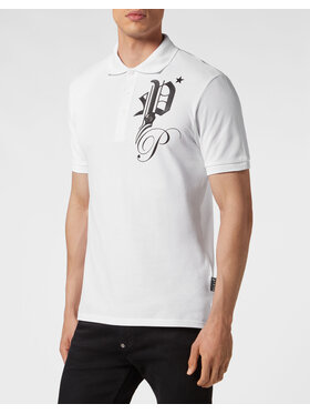 PHILIPP PLEIN PHILIPP PLEIN Polo 275 Bianco Slim Fit