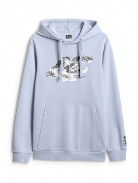 4F 4F Bluza APRES SKI Niebieski jasny Regular Fit