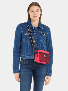 Tommy Jeans Ročna Torba Tjw Skater Girl Camera Bag AW0AW15415 Rdeča