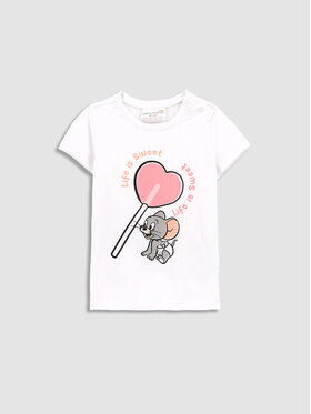 Coccodrillo Coccodrillo T-Shirt WC3143201LIG Biały Regular Fit
