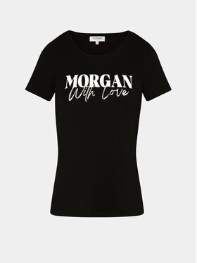 Morgan T-shirt 241-DUNE Crna Regular Fit