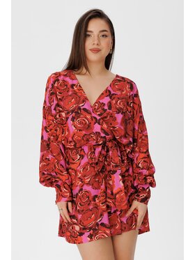 LAURELLA LAURELLA Sukienka codzienna 4UL040 Różowy Regular Fit