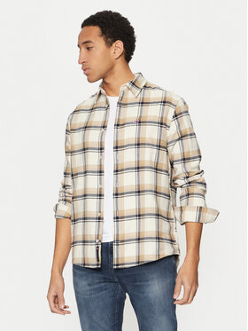 Tommy Jeans Tommy Jeans Ing Check Flannel DM0DM20670 Bézs Regular Fit