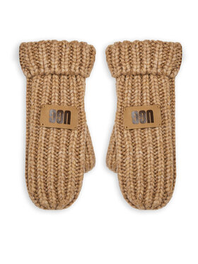 Ugg Ugg Rękawiczki dziecięce K Chunky Mitten 100030 Beżowy