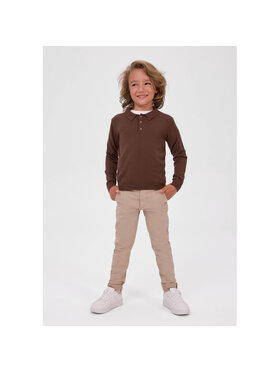 minoti minoti Sweter 33KNIT262 Brązowy Regular Fit