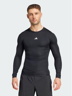 adidas adidas Koszulka techniczna 136943 Czarny Fitted Fit
