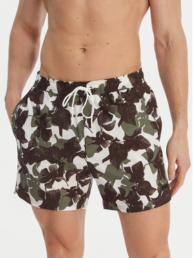 BOSS BOSS Szorty kąpielowe Pike 50561145 Zielony Regular Fit