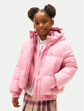 Tommy Hilfiger Tommy Hilfiger Kurtka zimowa KG0KG08861 S Różowy Regular Fit