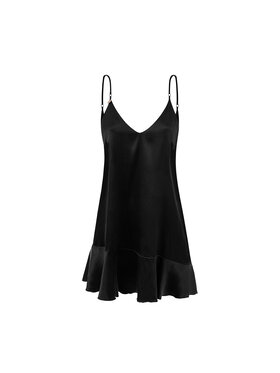 Bilquis Bilquis Koszula nocna Scarlett Czarny Regular Fit