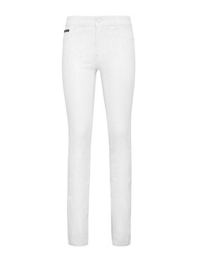 PHILIPP PLEIN PHILIPP PLEIN Jeggins 3099 Bílá Jegging Fit
