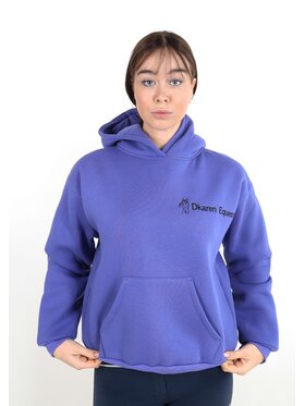 DKaren Sport DKaren Sport Bluza EQ001 Fioletowy Classic Fit