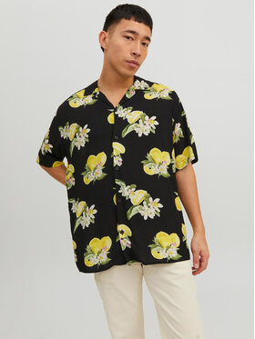 Jack&Jones Jack&Jones Cămașă 12227625 Negru Relaxed Fit