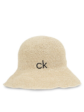 Calvin Klein Calvin Klein Kalap Wide Brim Straw Bucket Hat K60K612914 Bézs